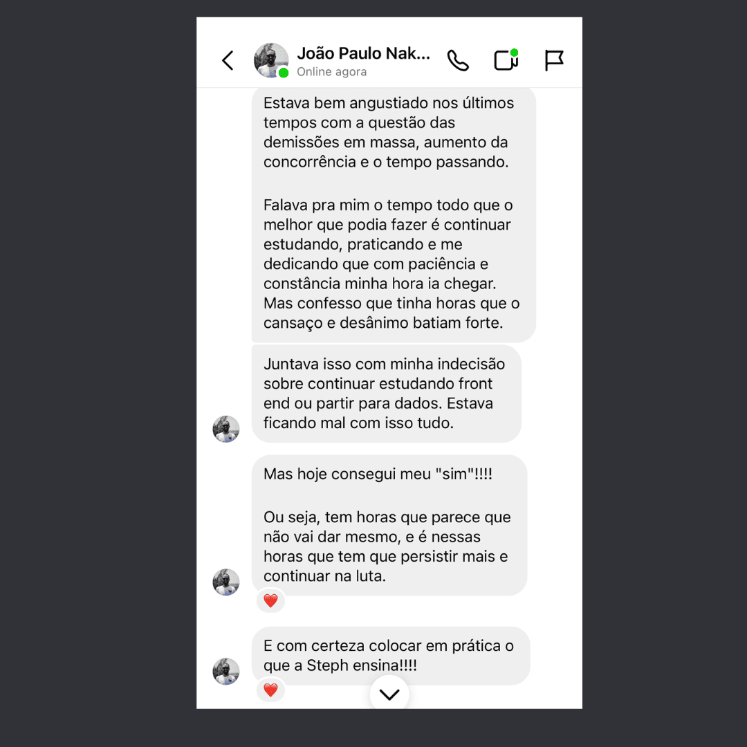 DEPOIMENTOS DA COMUNIDADE (1)